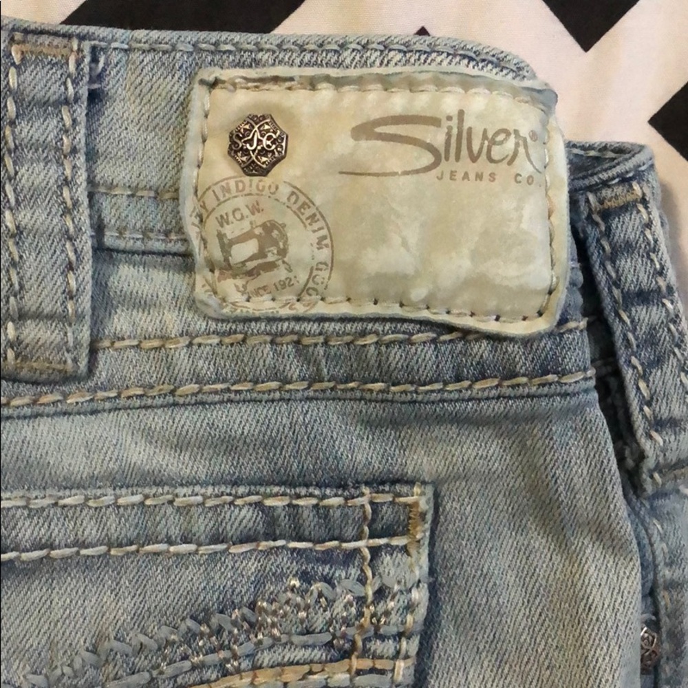 Silver Jean Co. Pioneer light wash denim 33x33 - Picture 7 of 7